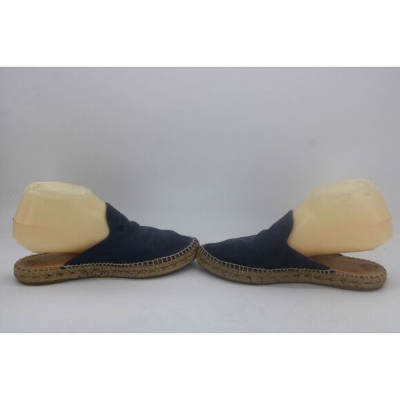 Pinaz blue suede espadrilles size 37 / 7 leather upper - Picture 7 of 11